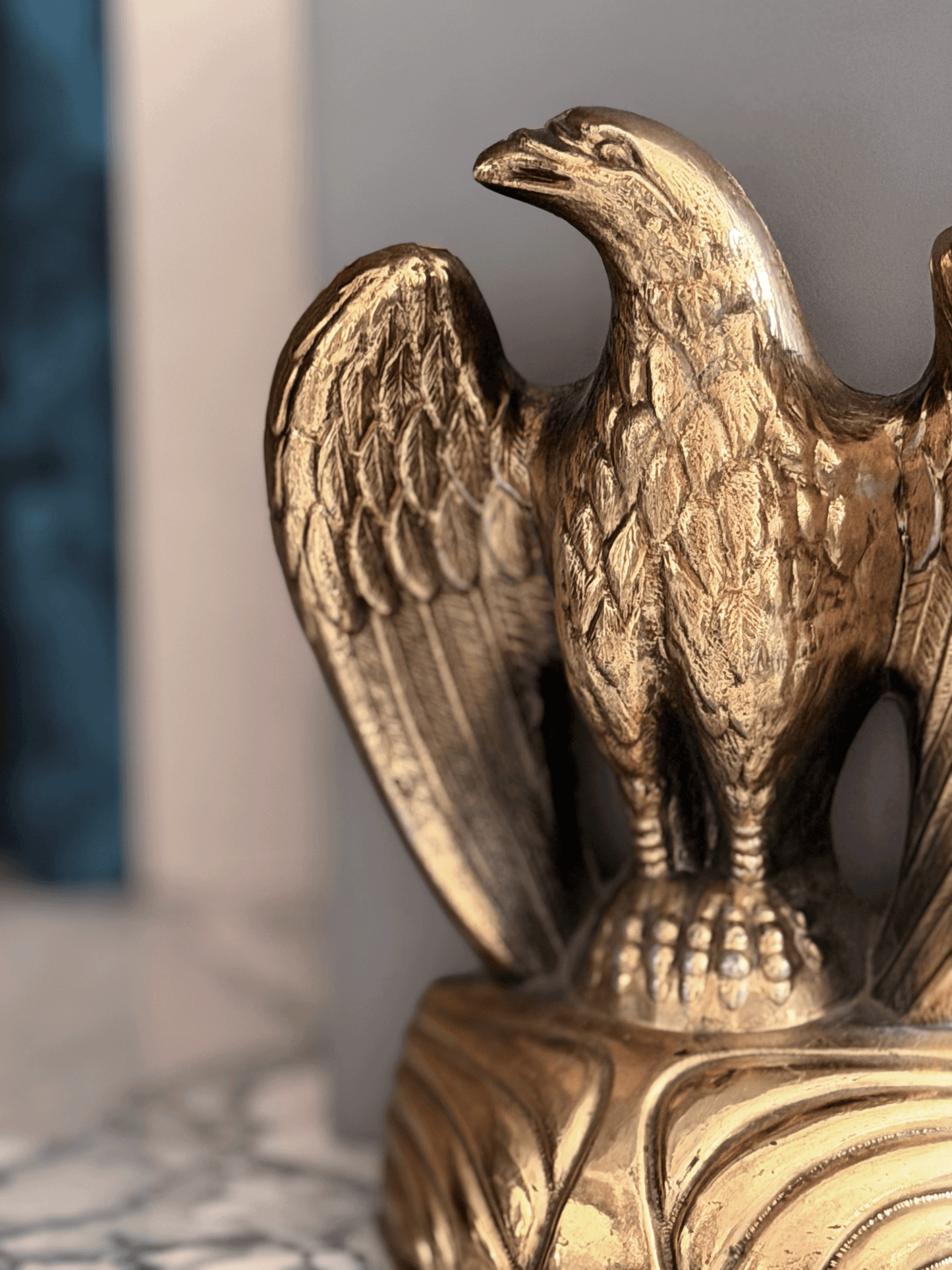 Brass Eagle Bookends, Set