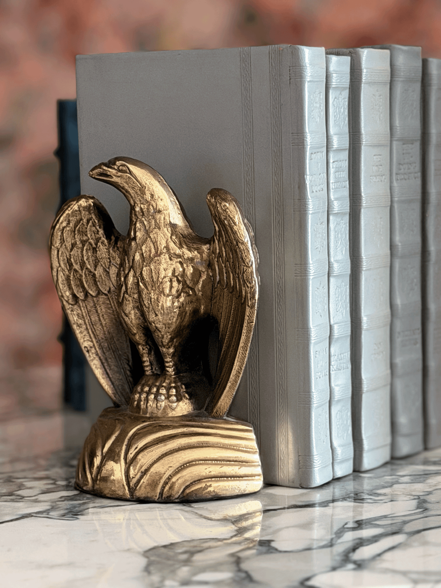 Brass Eagle Bookends, Set