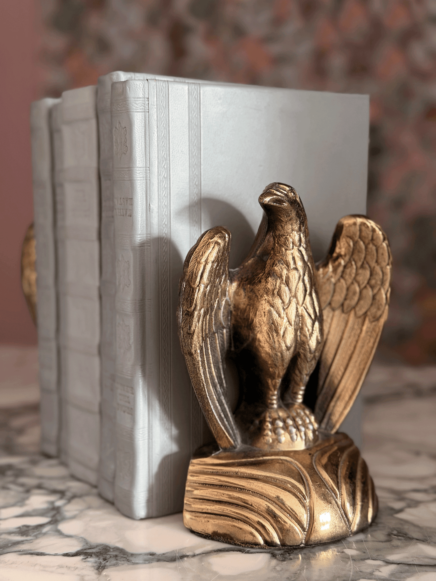 Brass Eagle Bookends, Set