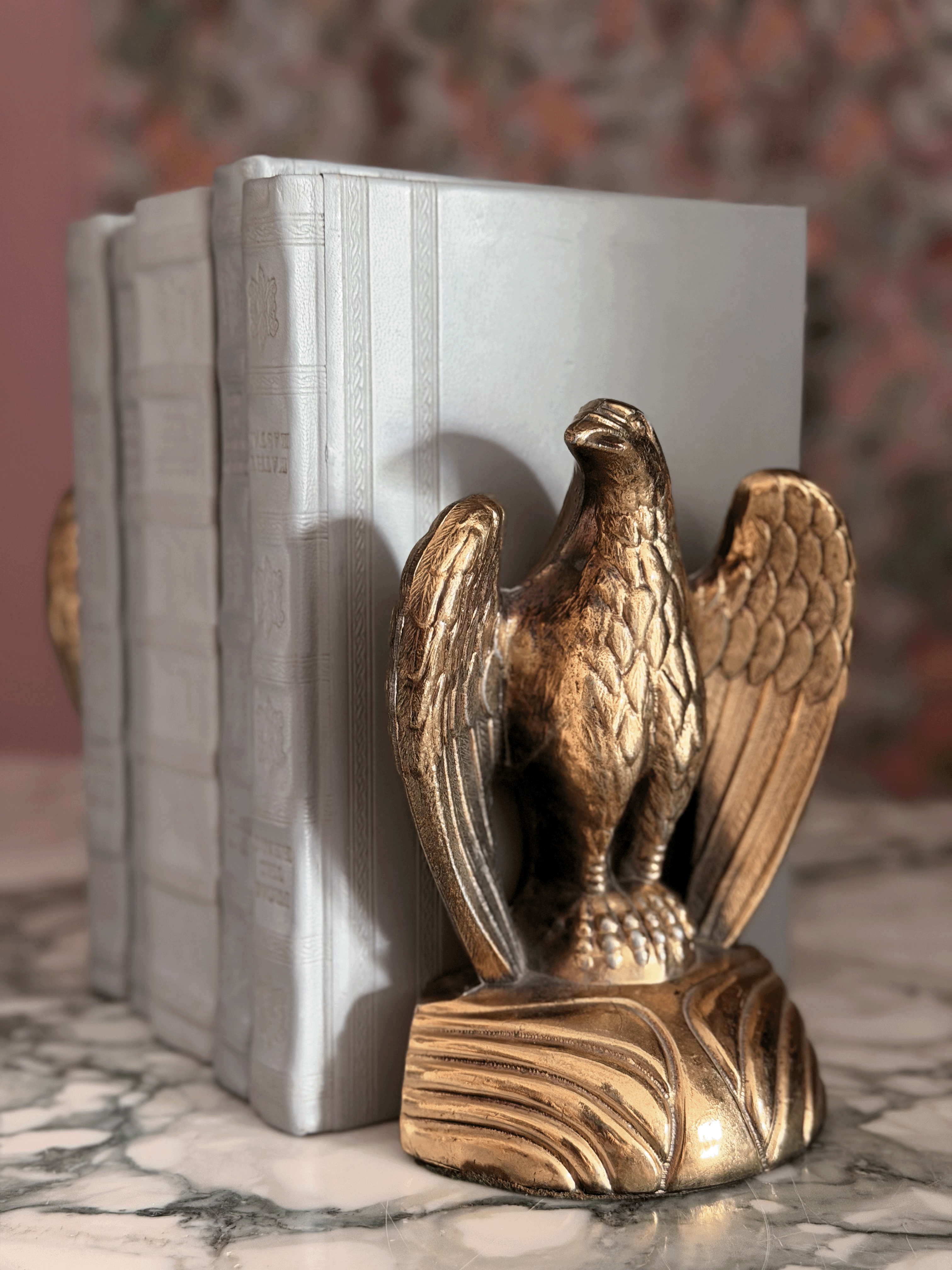 Brass Eagle Bookends, Set