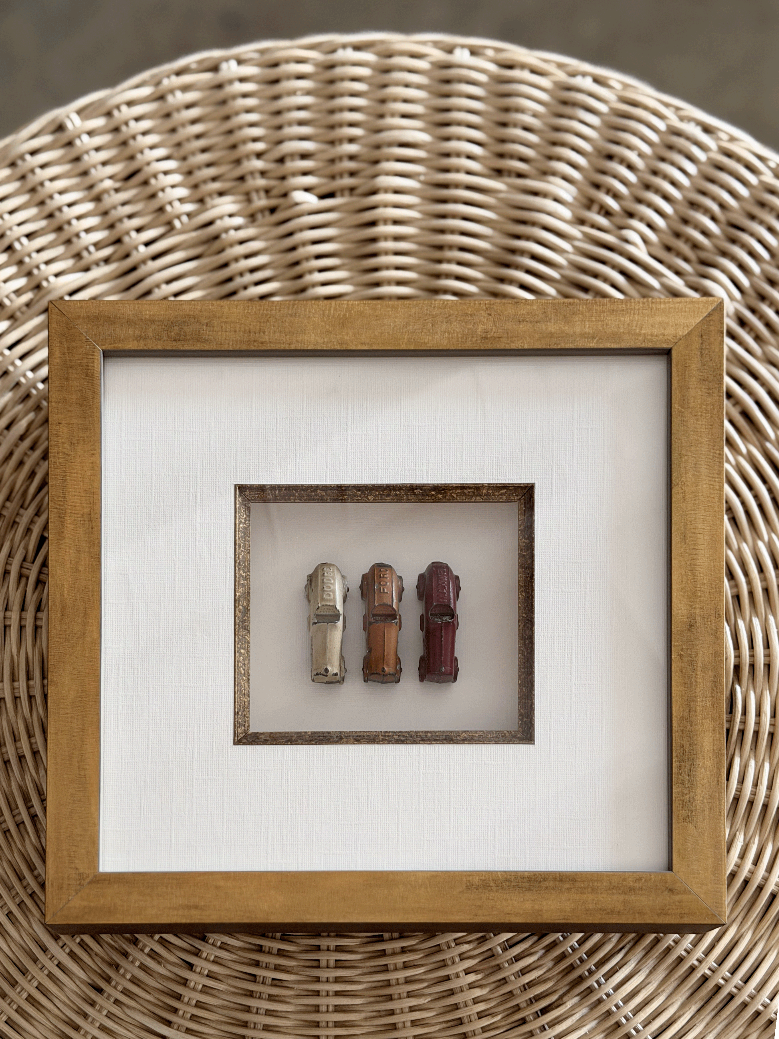 Custom Framed Antique Toy Cars