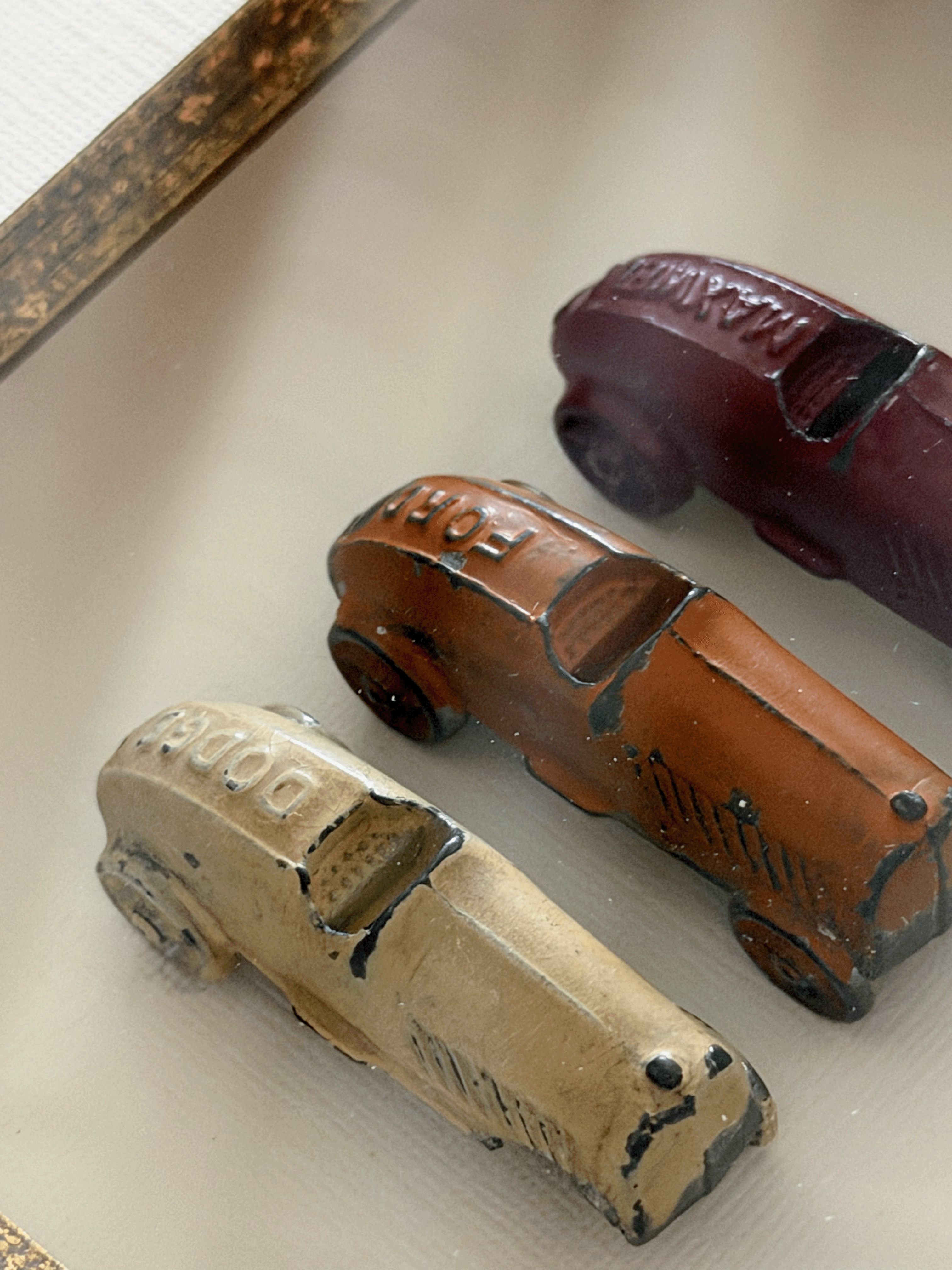 Custom Framed Antique Toy Cars