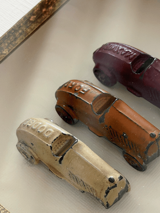 Custom Framed Antique Toy Cars