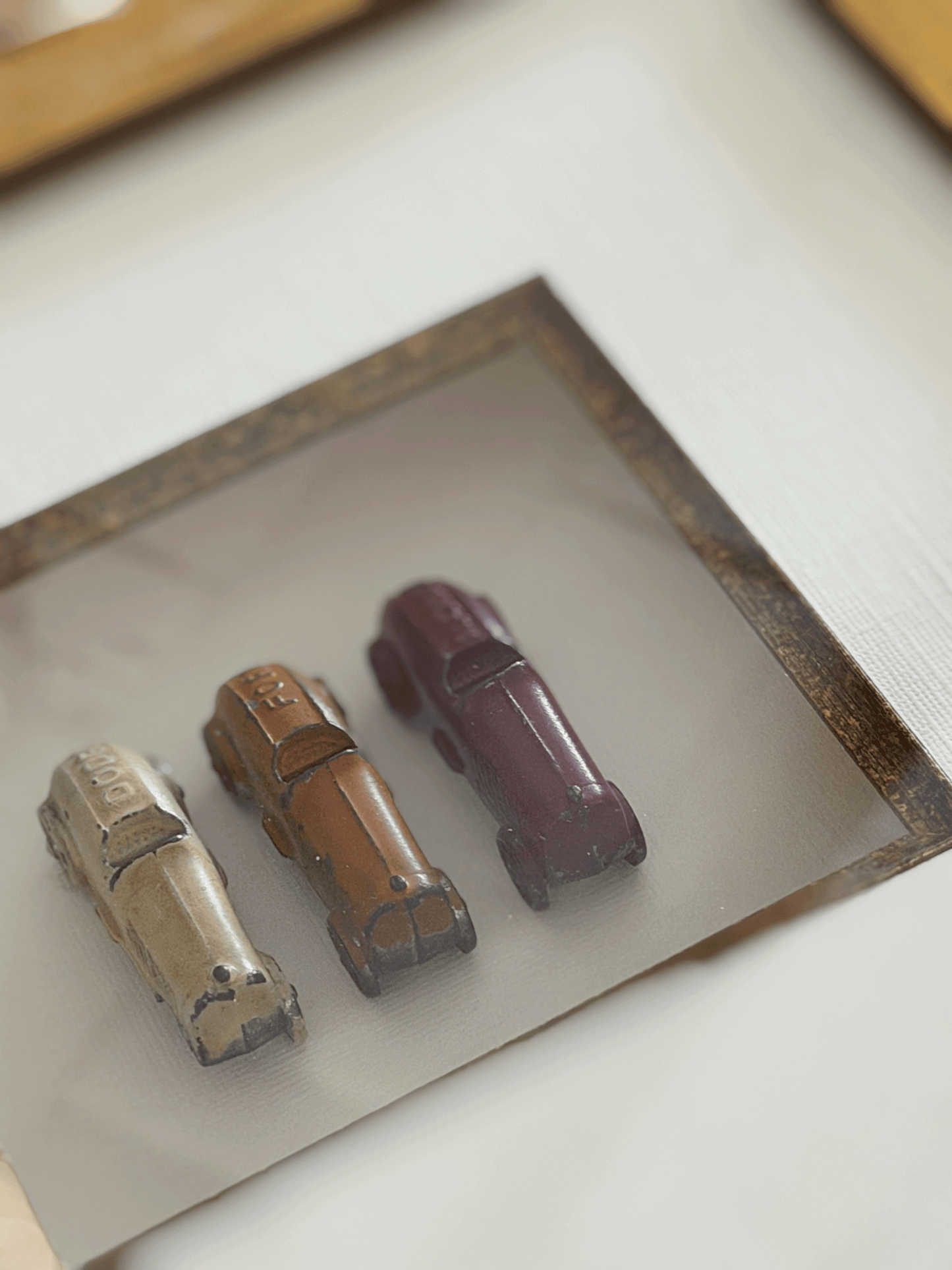 Custom Framed Antique Toy Cars