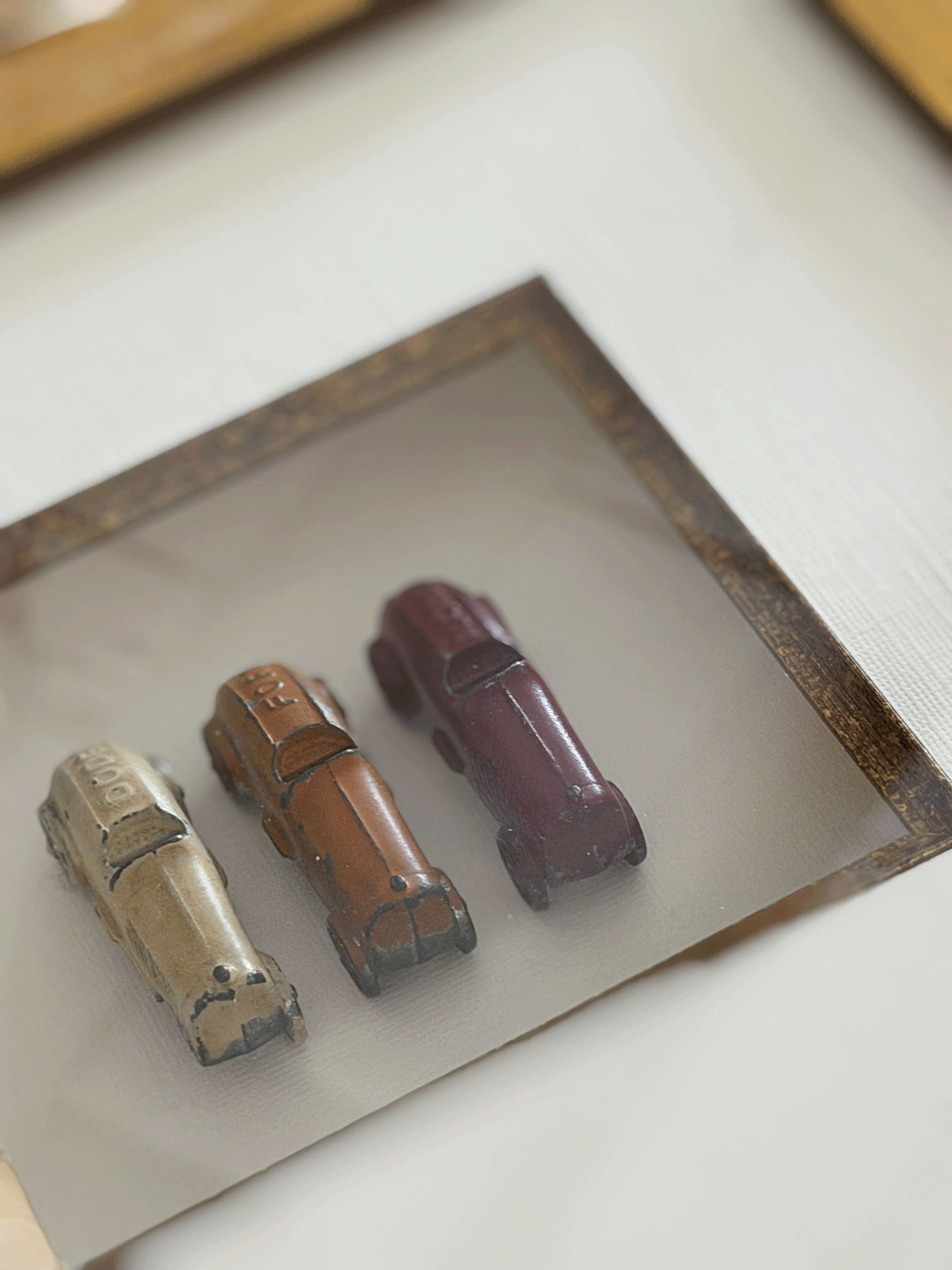 Custom Framed Antique Toy Cars