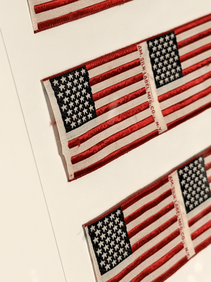 Framed Silk Flags