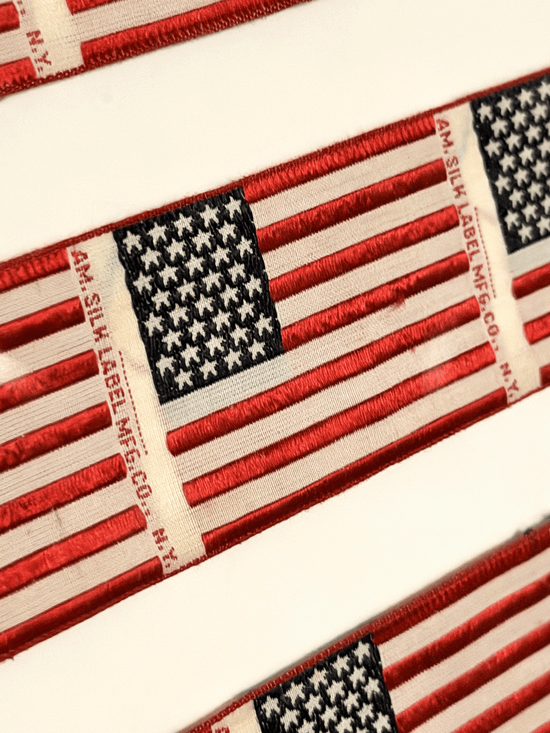 Framed Silk Flags