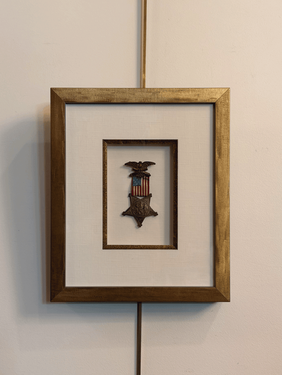 American Civil War Veterans Badge, Custom Framed