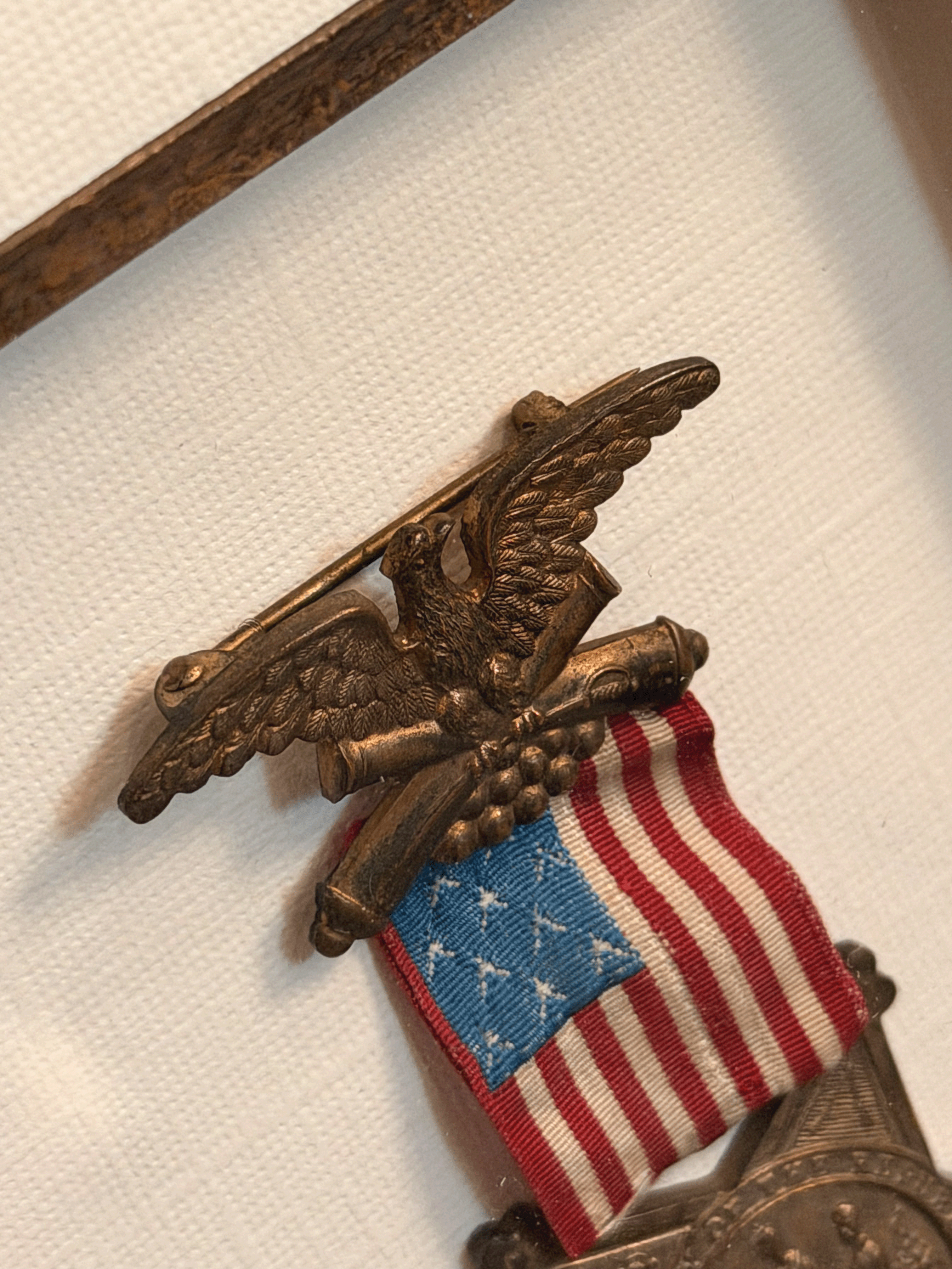 American Civil War Veterans Badge, Custom Framed