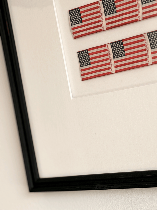 Framed Silk Flags