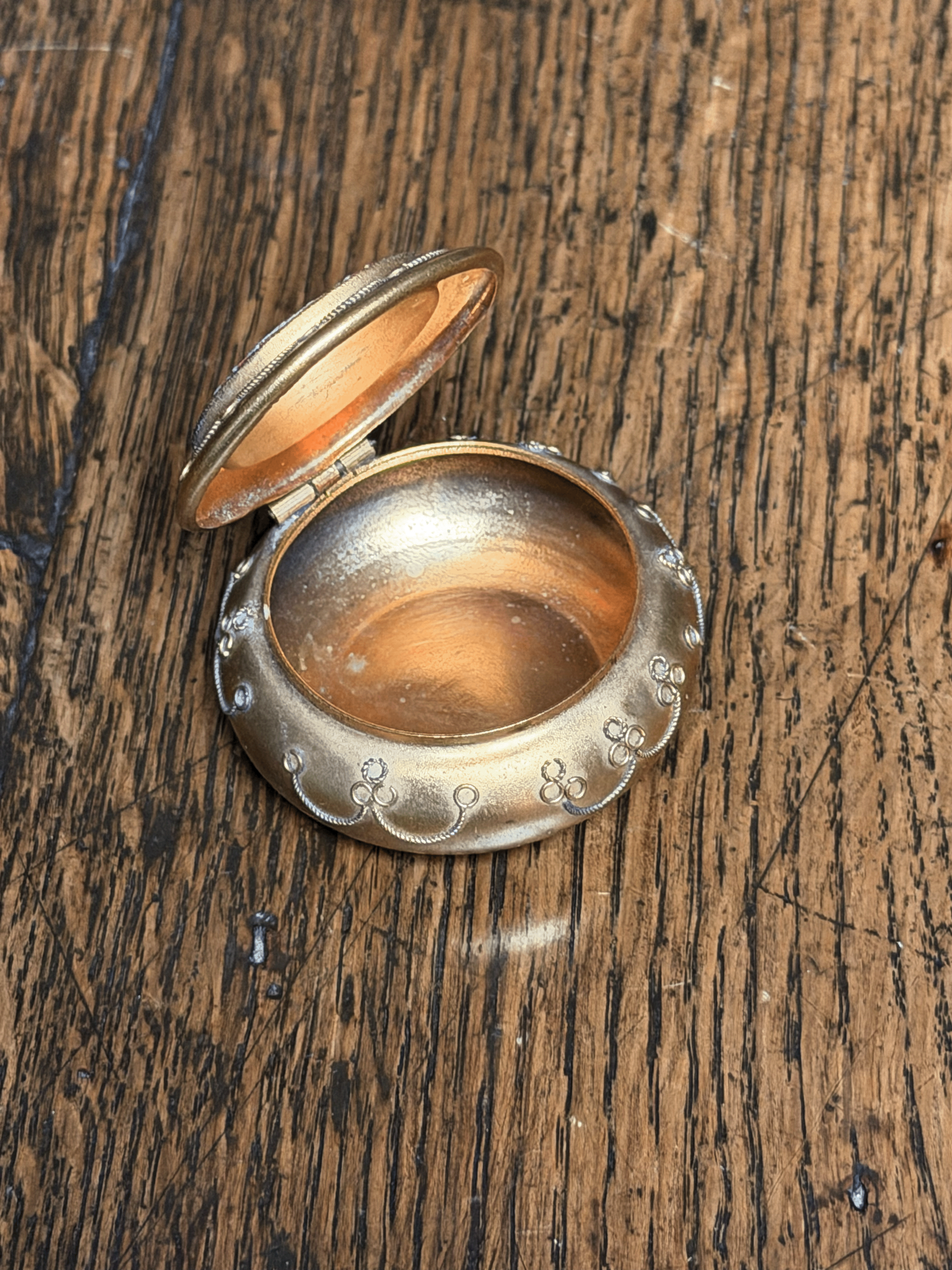 1920's Italian Floral Trinket Box