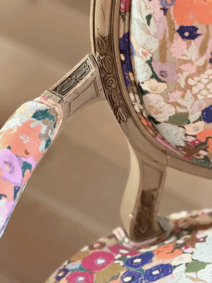 Custom Upholstered Peony Side Chair, TSI Atelier