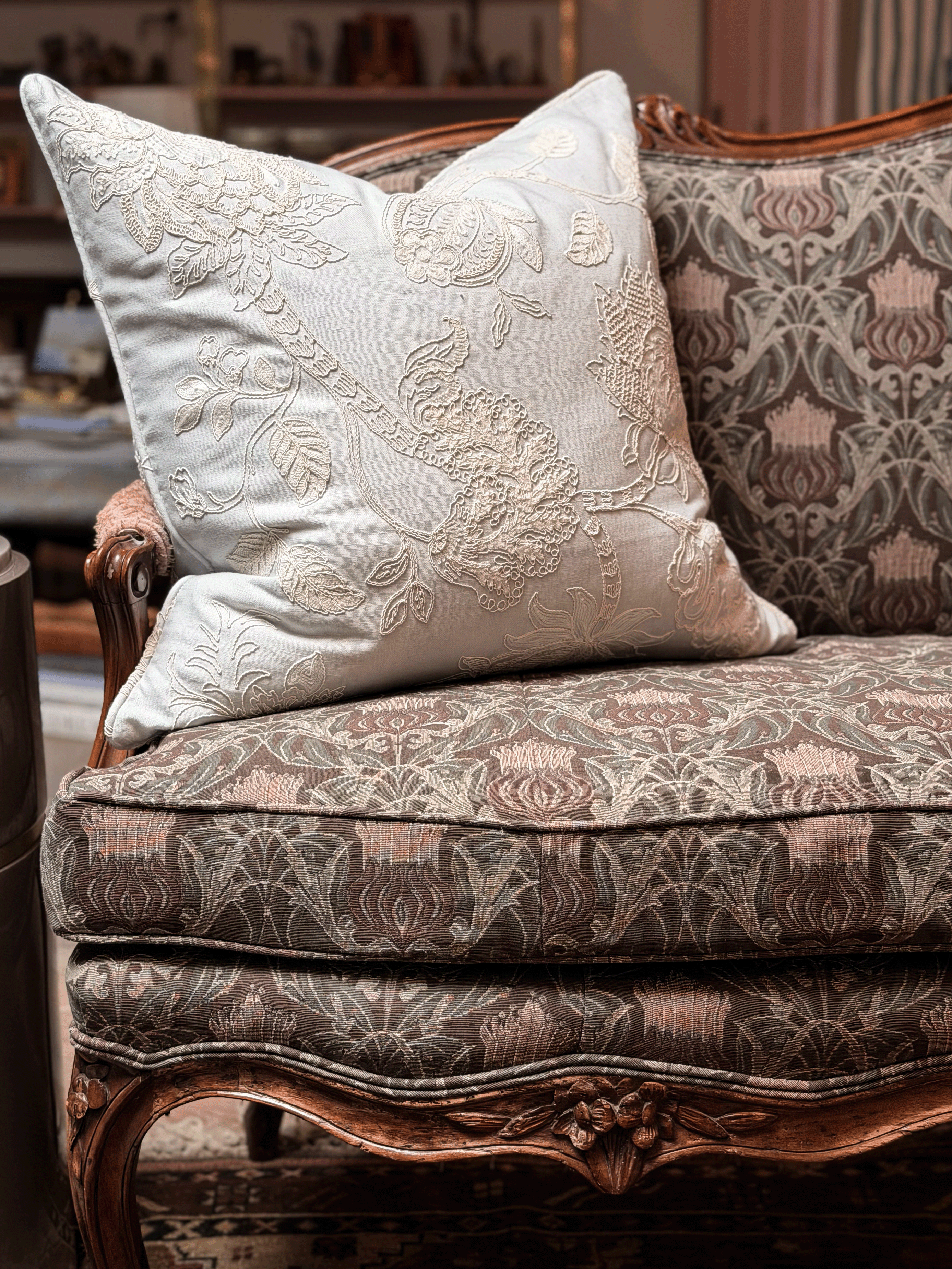 Forget Me Not, Throw Pillow
