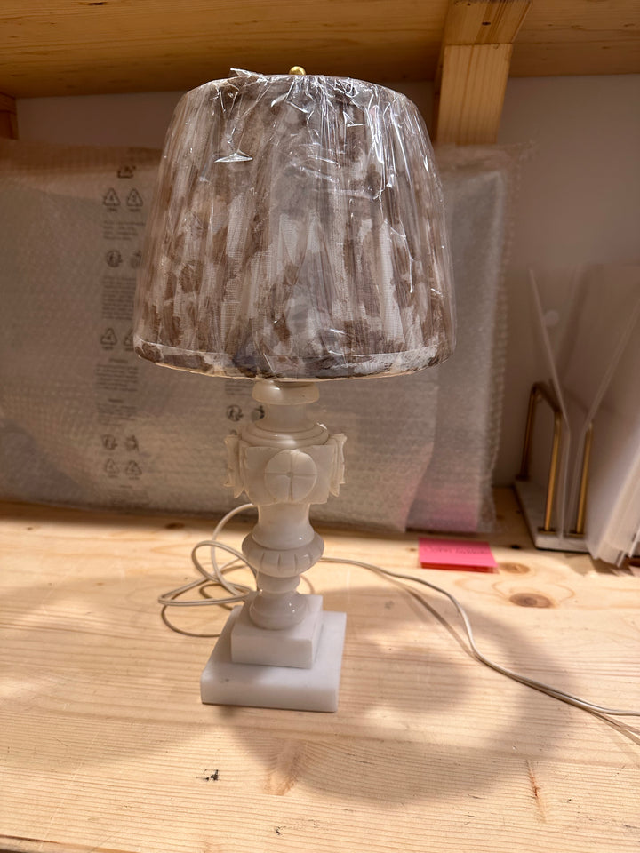 White Marble Lamp