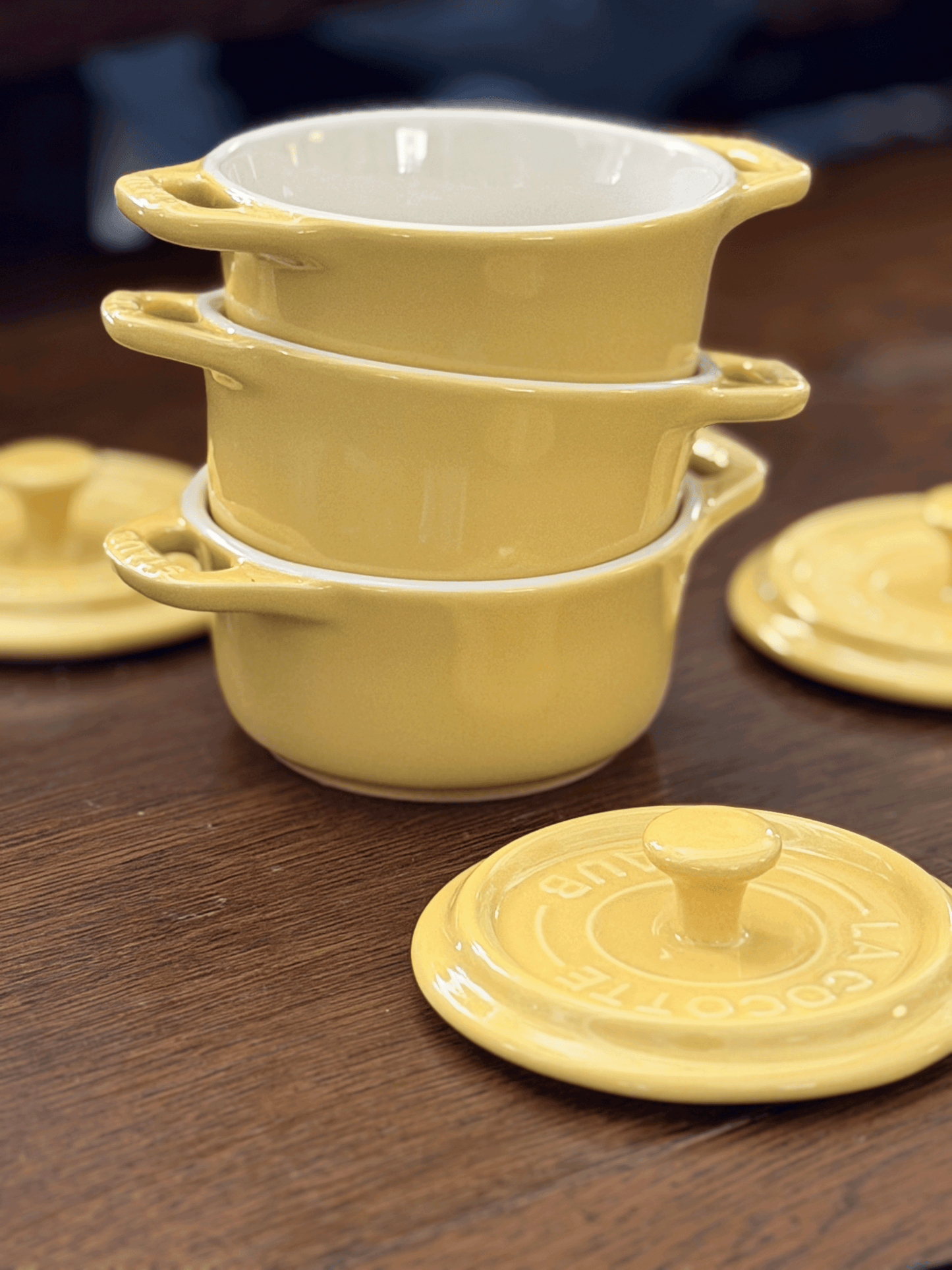 Staub Ceramic Cocotte, Set of Three