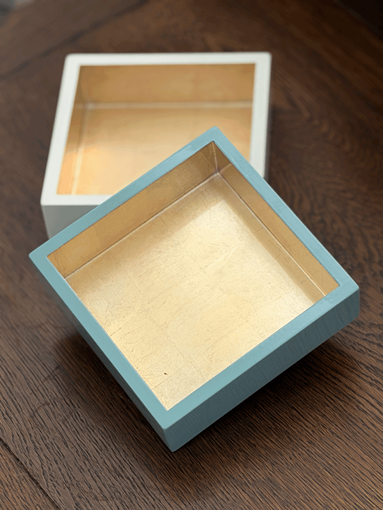 Celadon Lacquer Cocktail Napkin Holder