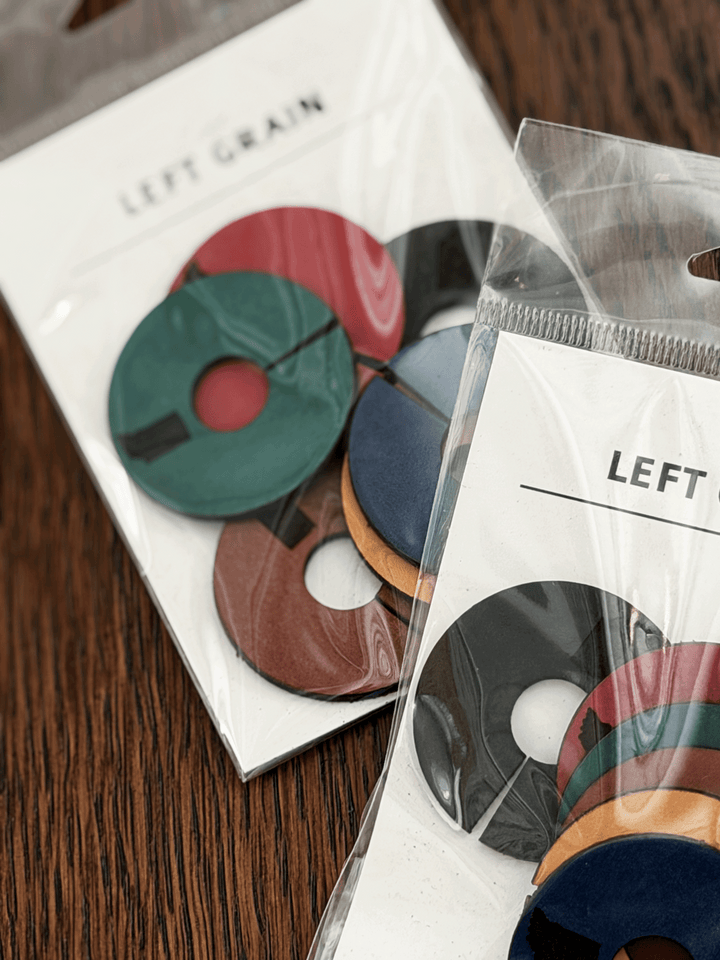 Leather Wine Charms
