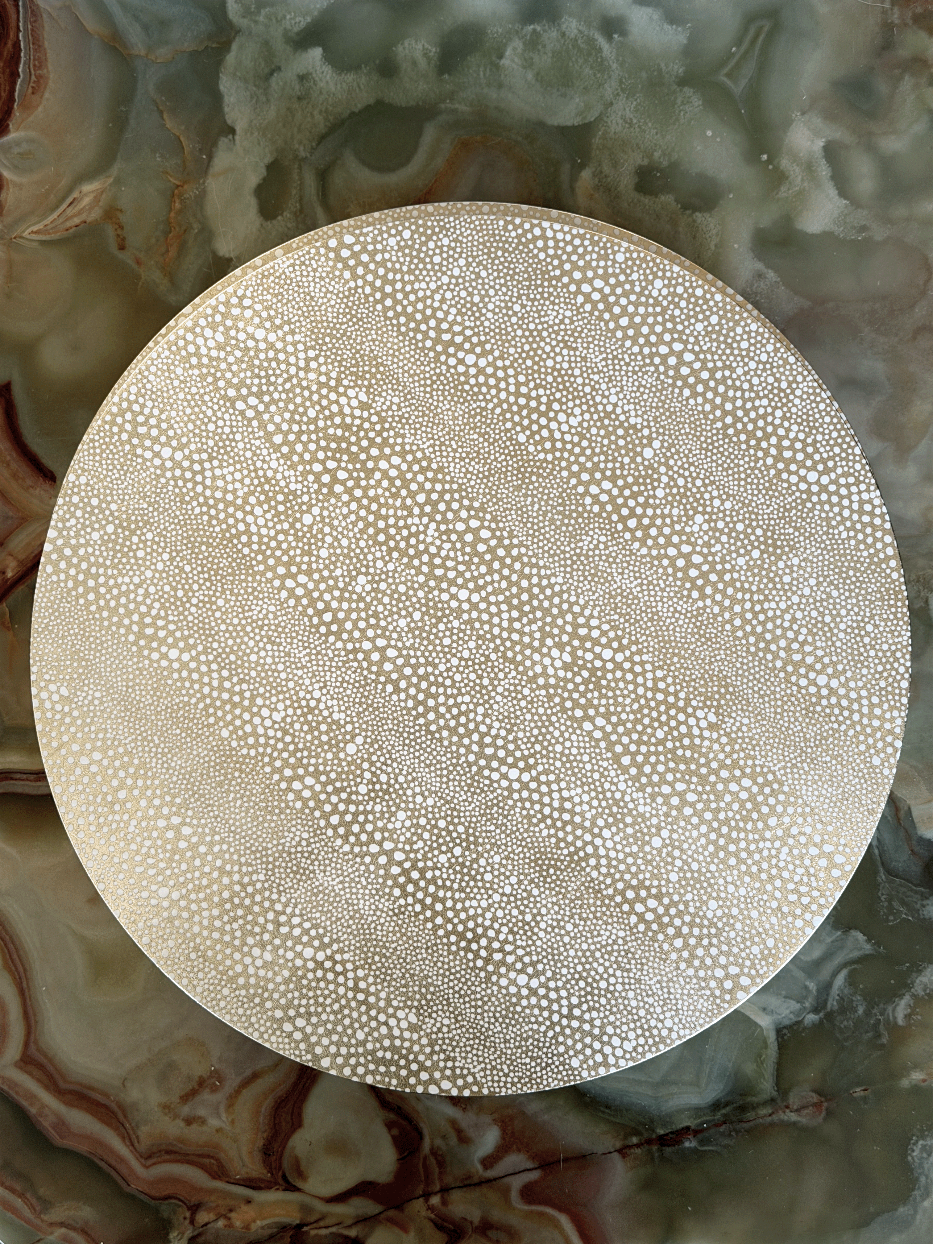 Gold Round Placemat
