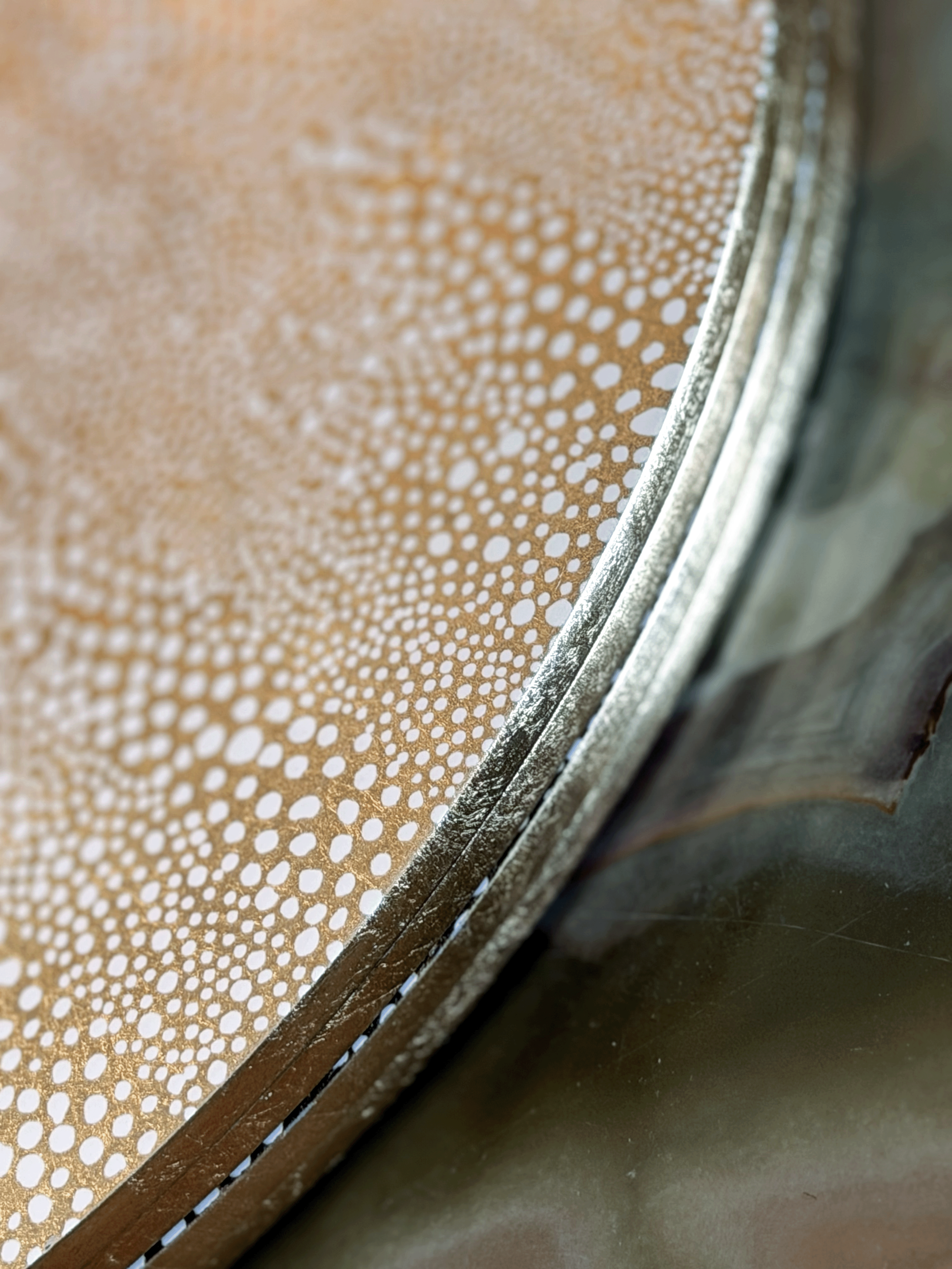 Gold Round Placemat