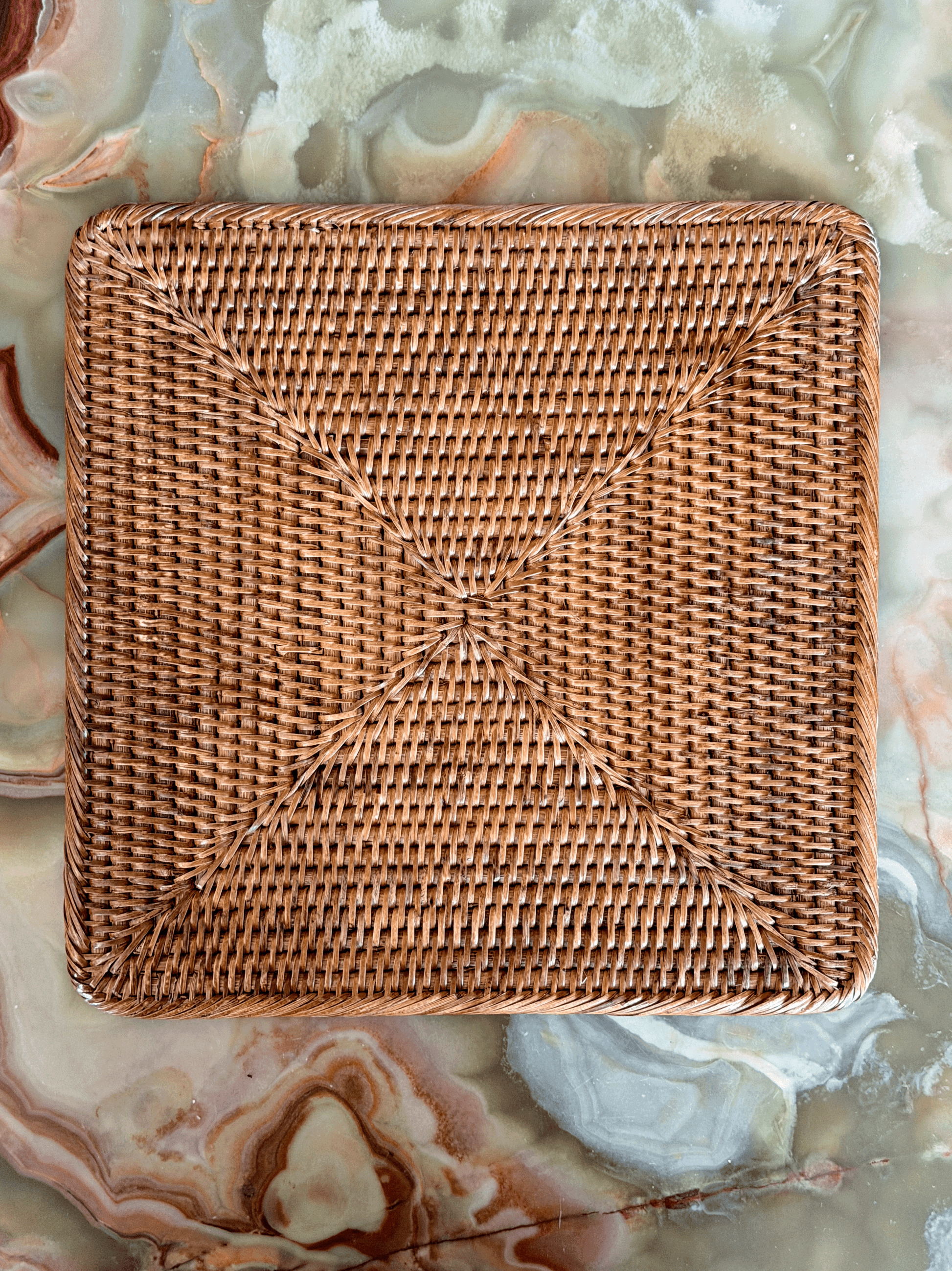 Rattan Square Placemat
