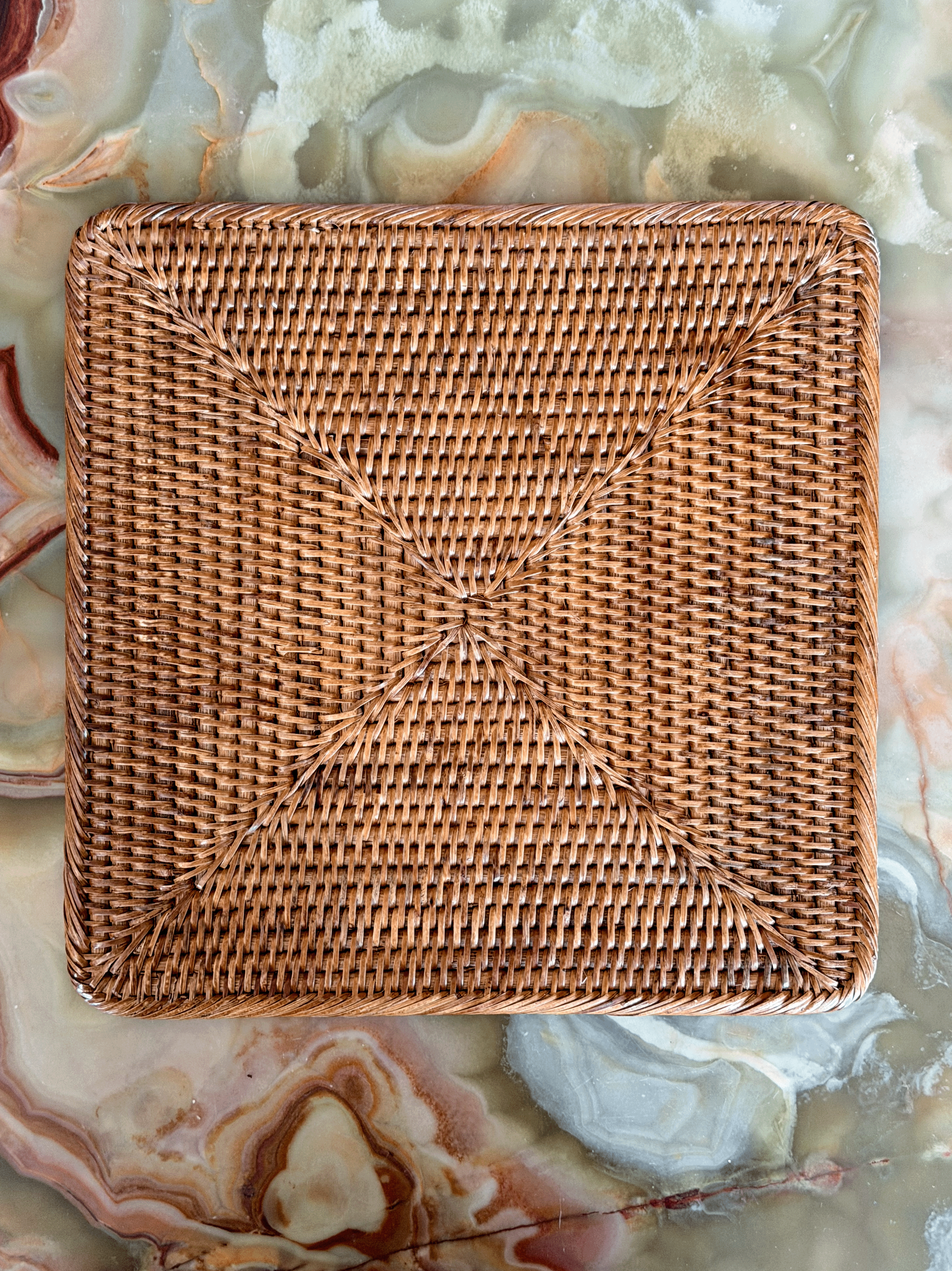 Rattan Square Placemat
