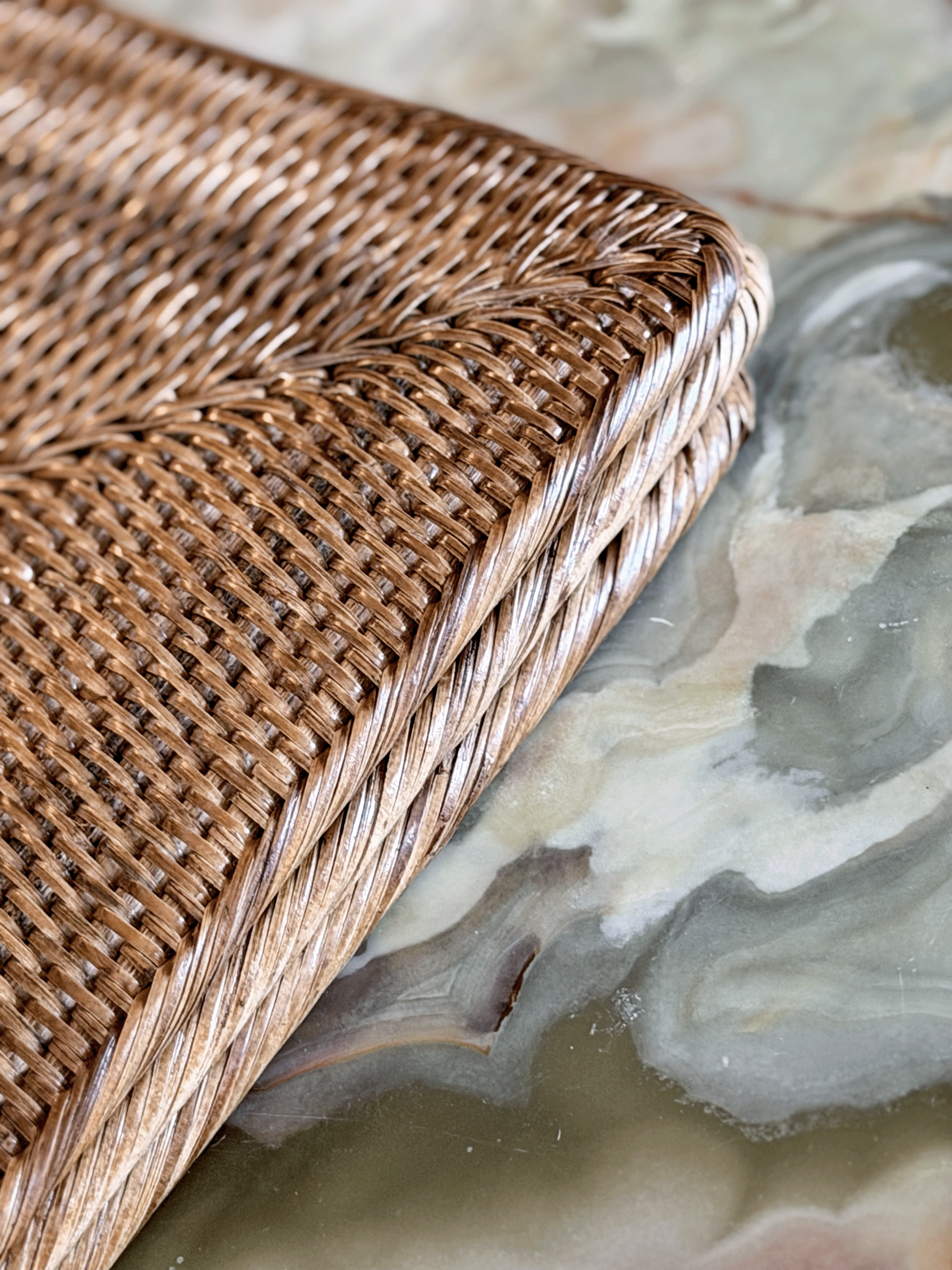 Rattan Square Placemat
