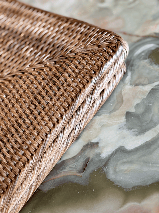 Rattan Square Placemat