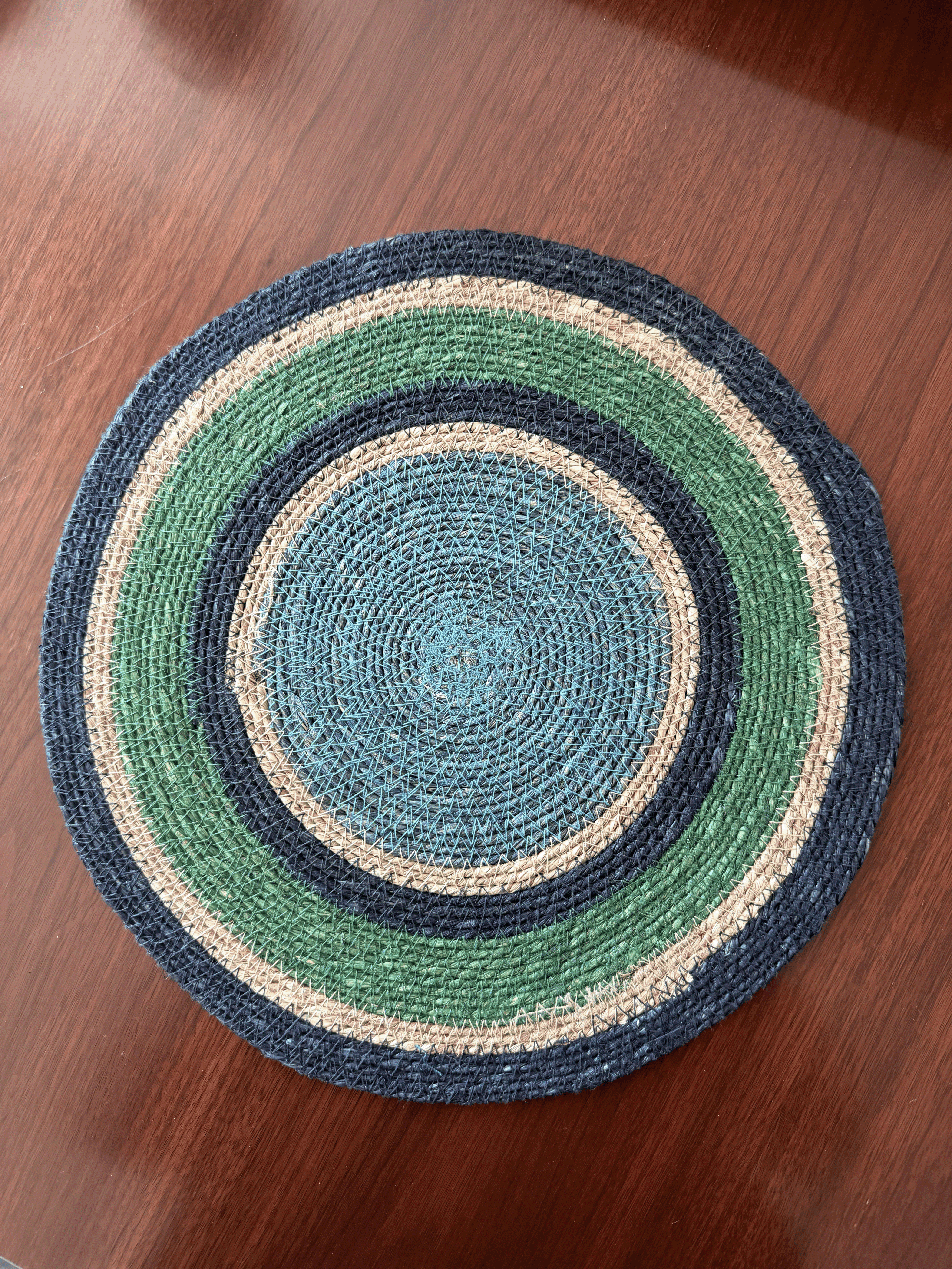 Seagrass Placemat in Cool Multi