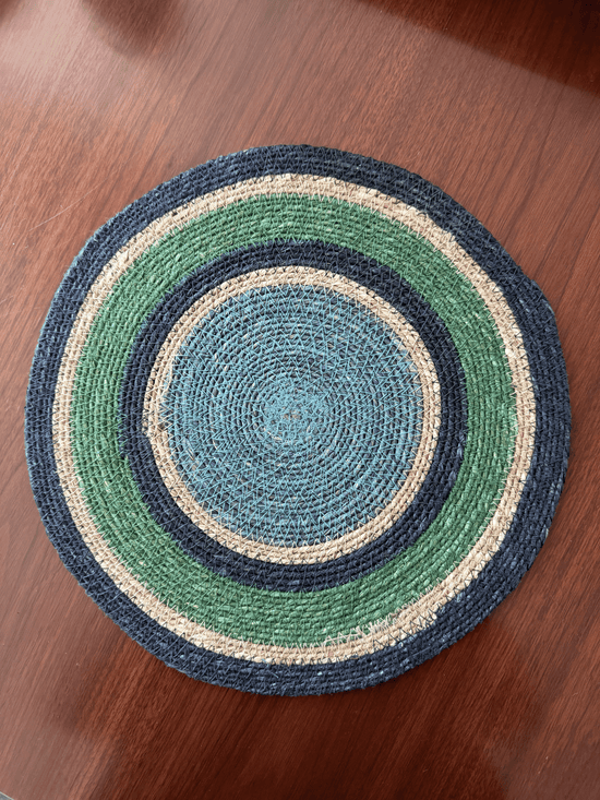 Seagrass Placemat in Cool Multi