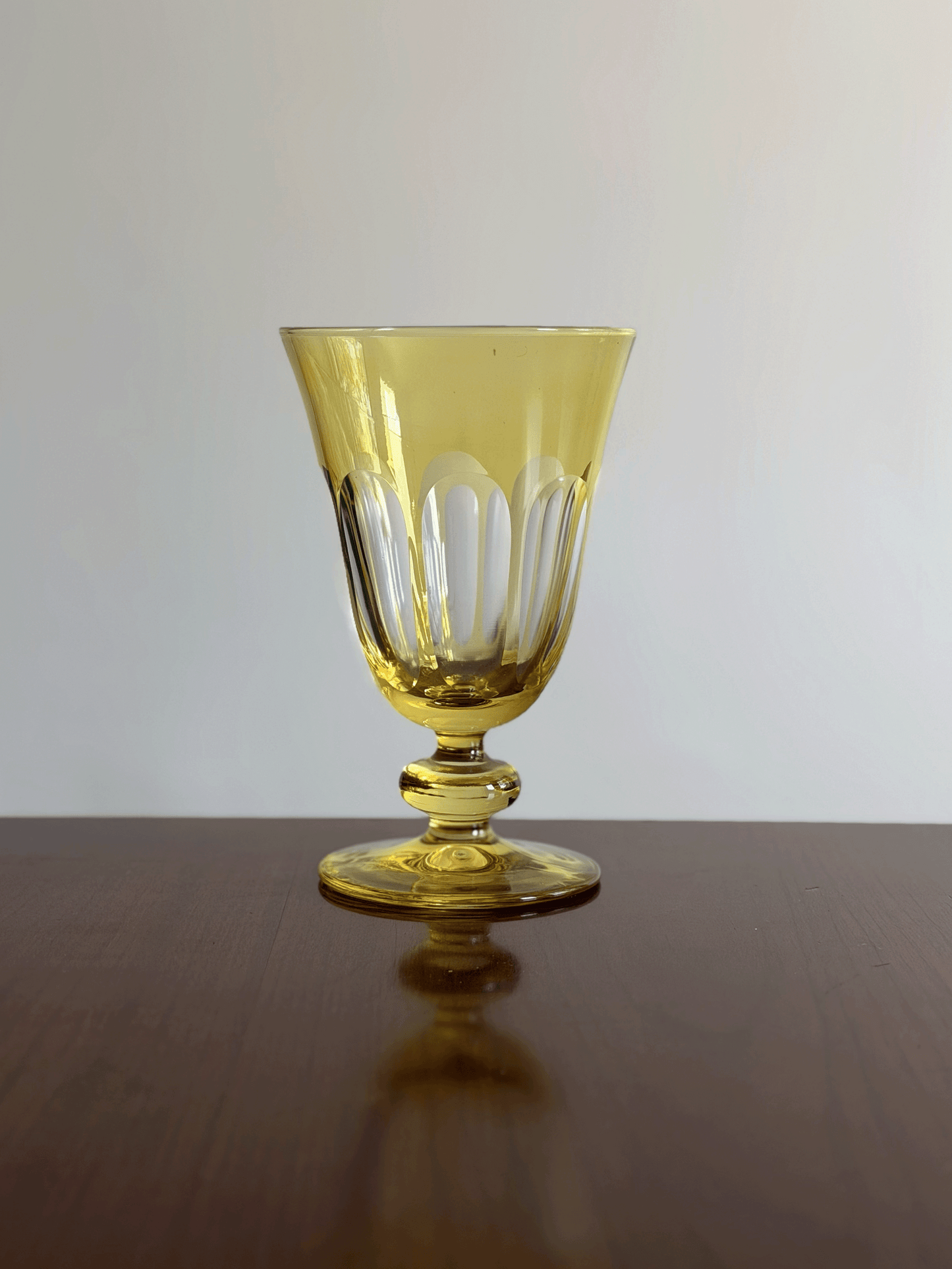 Tulip Glass in Limoncello, Set of 2