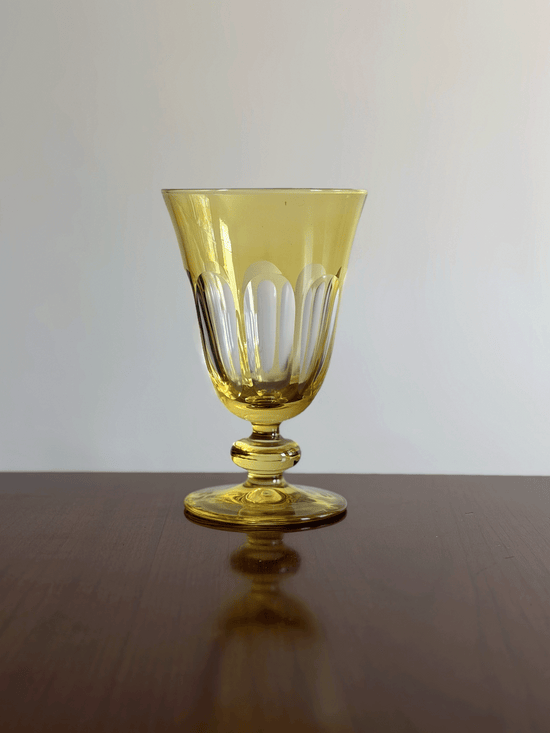 Tulip Glass in Limoncello, Set of 2