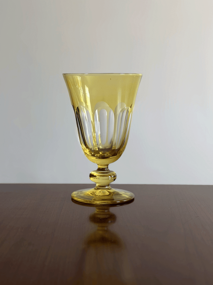 Tulip Glass in Limoncello, Set of 2