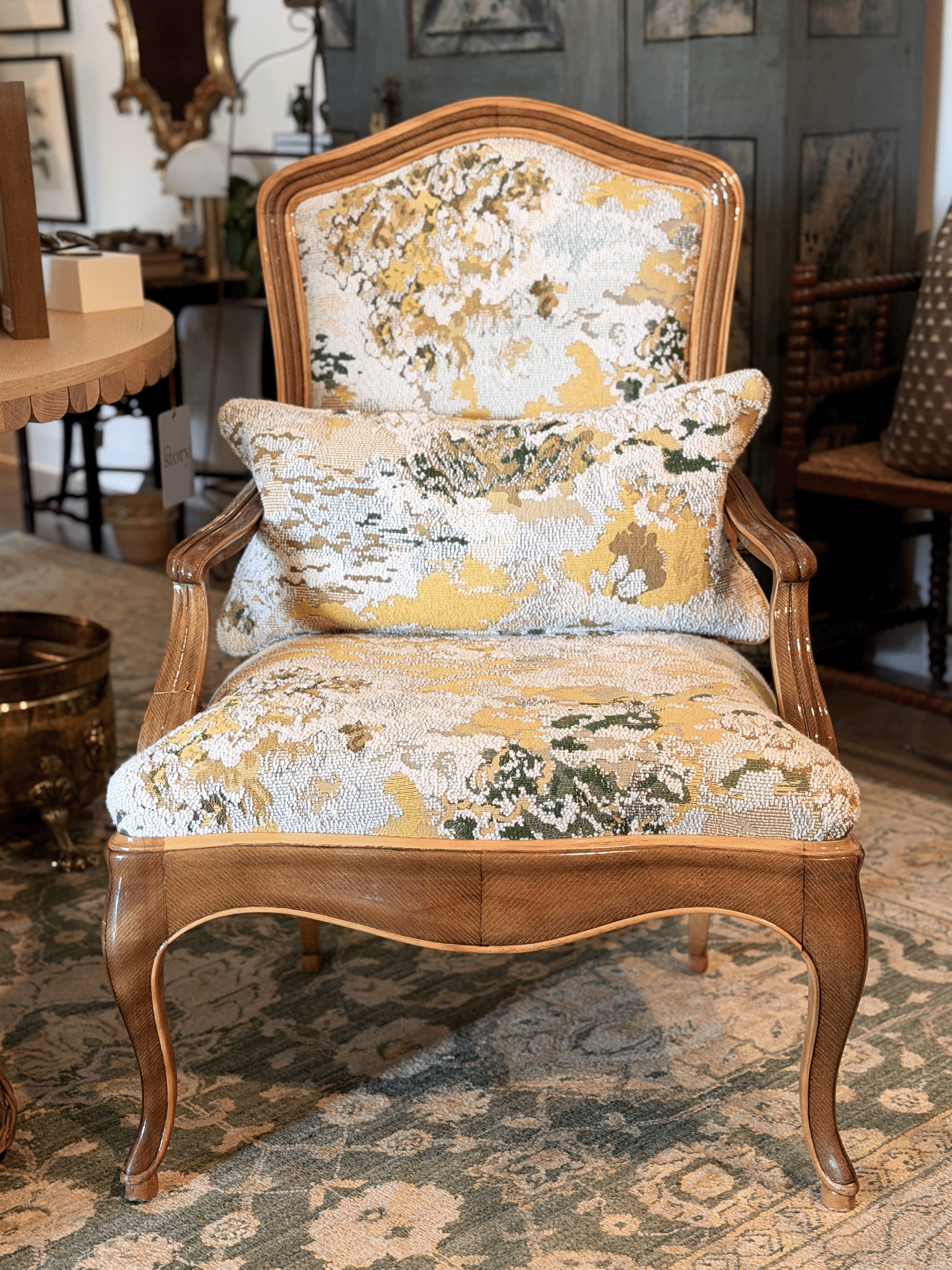 Eden, Citrine - Lumbar Throw Pillow