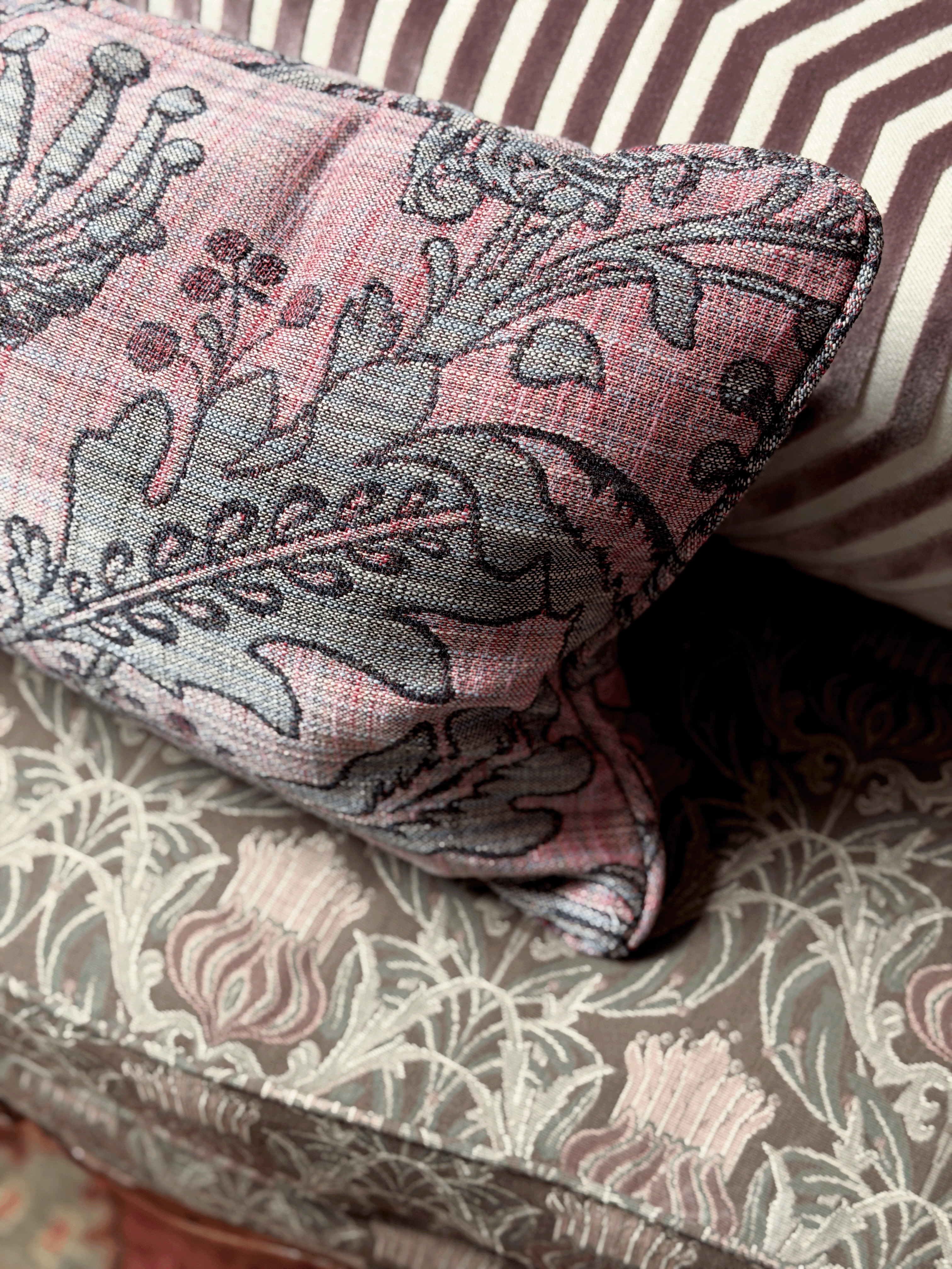 Firewheel, Rose - Lumbar Pillow