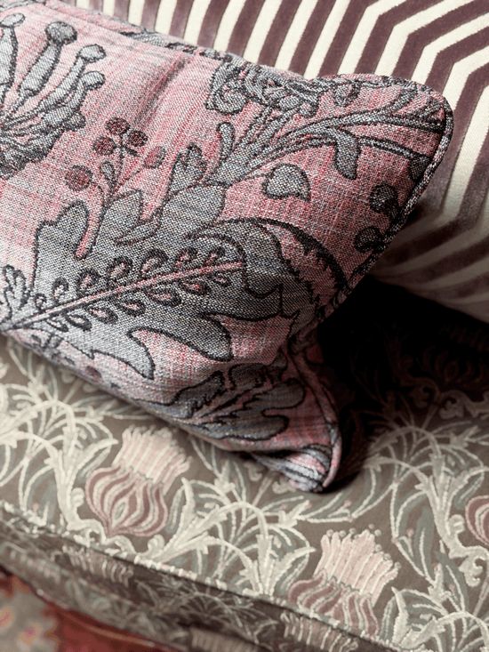 Firewheel, Rose - Lumbar Pillow