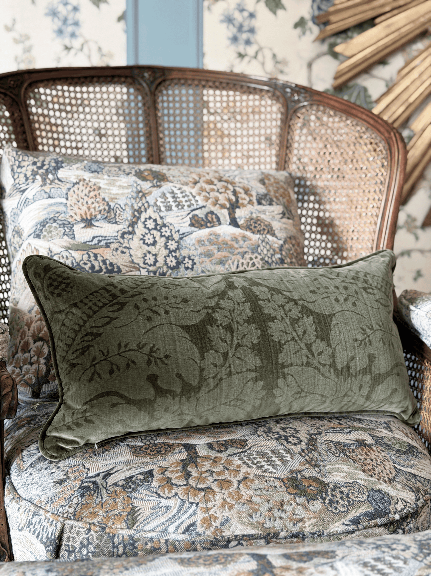 Cordwain, Olive - Lumbar Pillow