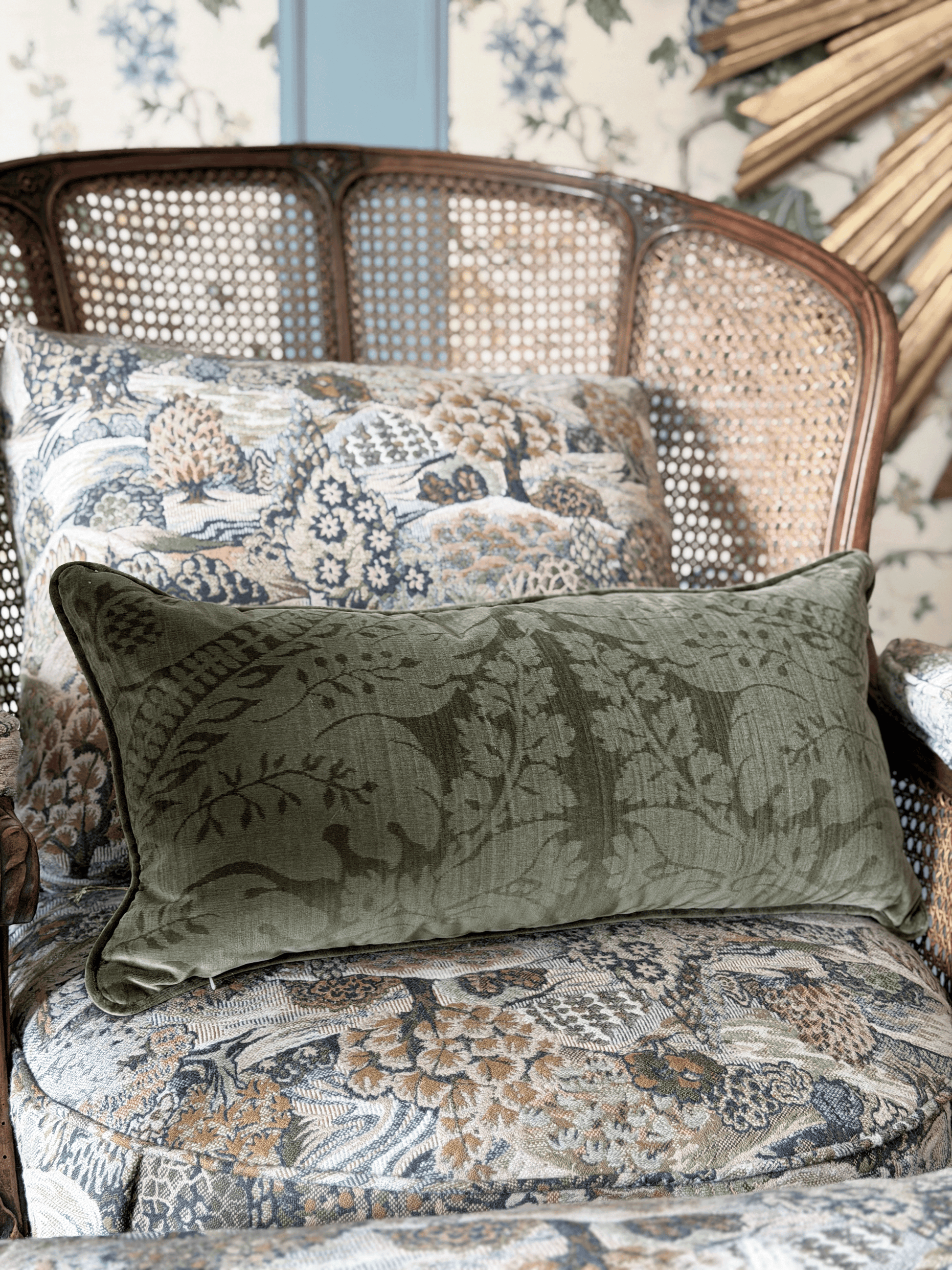 Cordwain, Olive - Lumbar Pillow