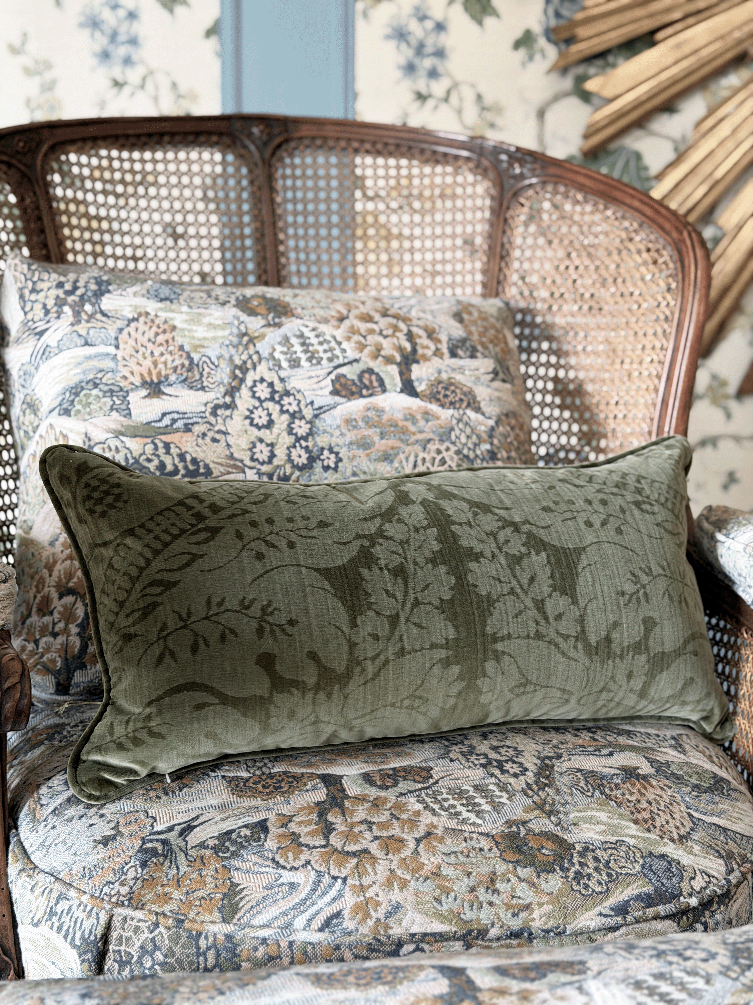 Cordwain, Olive - Lumbar Pillow