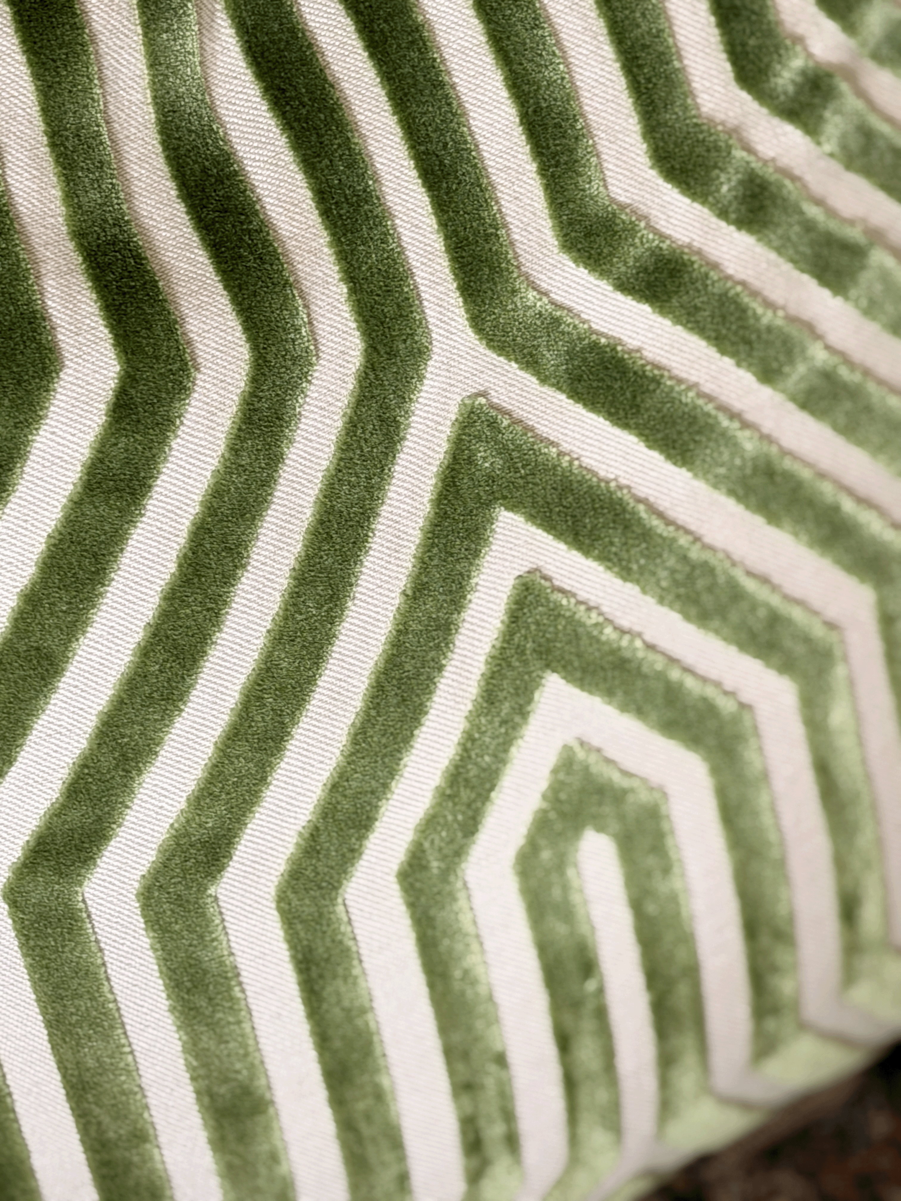 Vanderbilt, Lettuce - Square Throw Pillow