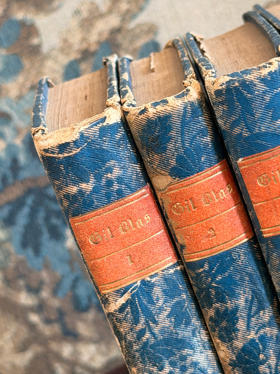 Four-Volume Miniature “Gil Blas” Set