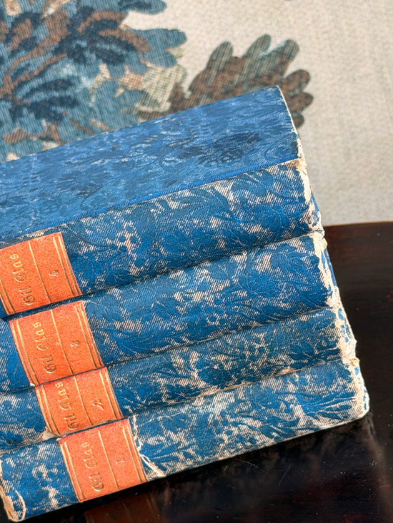 Four-Volume Miniature “Gil Blas” Set