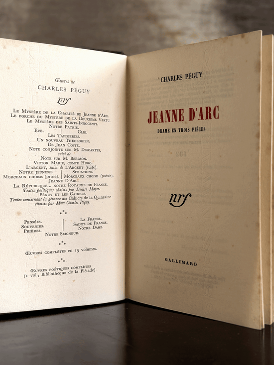 1940s Paul Bonet "Jeanne d'Arc" NRF Cartonnage
