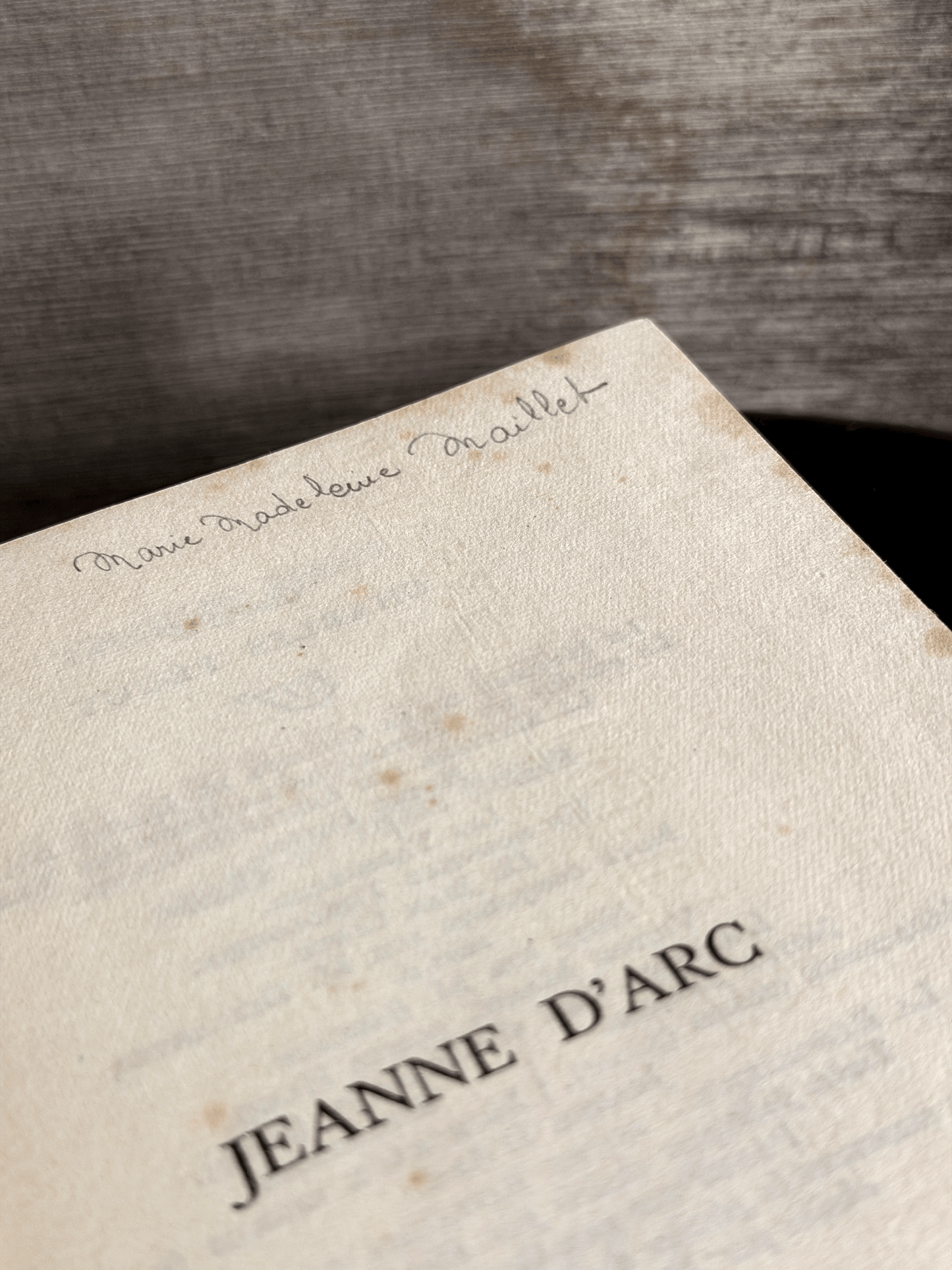 1940s Paul Bonet "Jeanne d'Arc" NRF Cartonnage