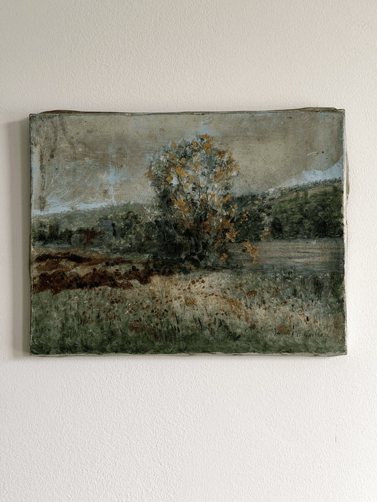 Original P. Gaillard "Le Soir à Éragny" Oil Canvas