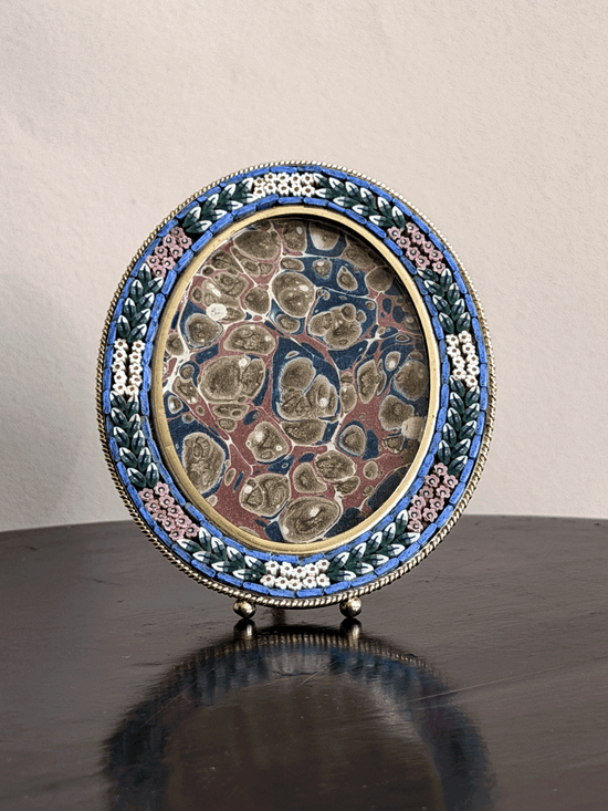 Micro Mosaic Oval Frame