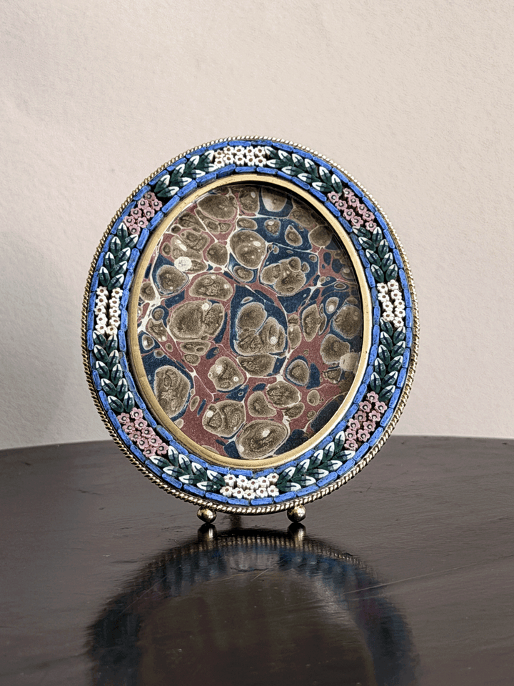 Micro Mosaic Oval Frame
