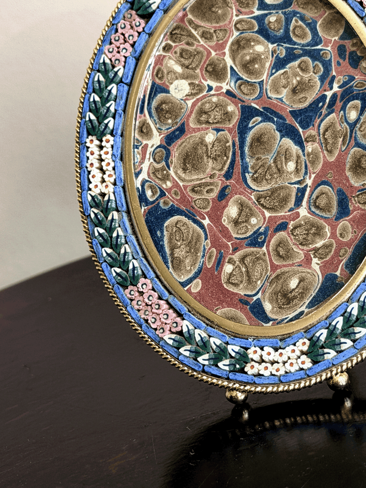 Micro Mosaic Oval Frame