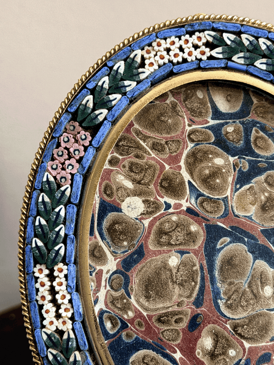Micro Mosaic Oval Frame